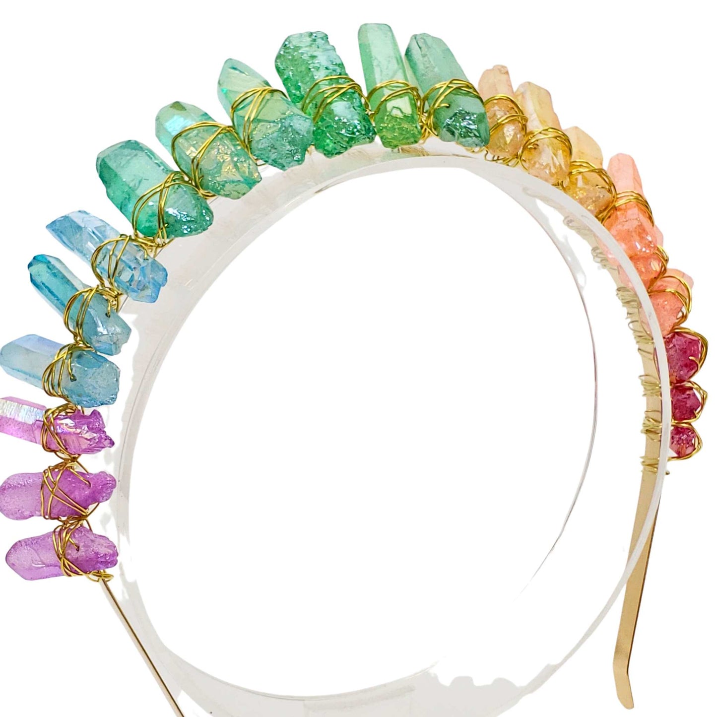 Quartz Crystal Tiara Crowns: Celebrate Life's Magic