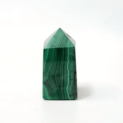 Malachite Crystal Point for Emotional Healing, Protection & Transformation