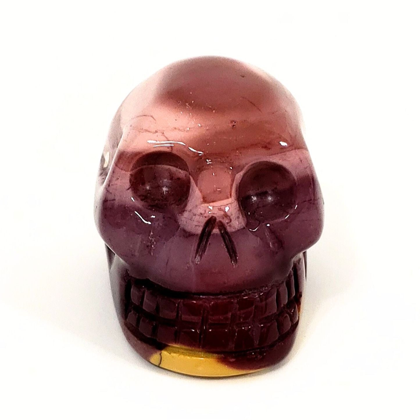 Pink Mookaite Jasper Skull - A Blend of Beauty and Spiritual Power