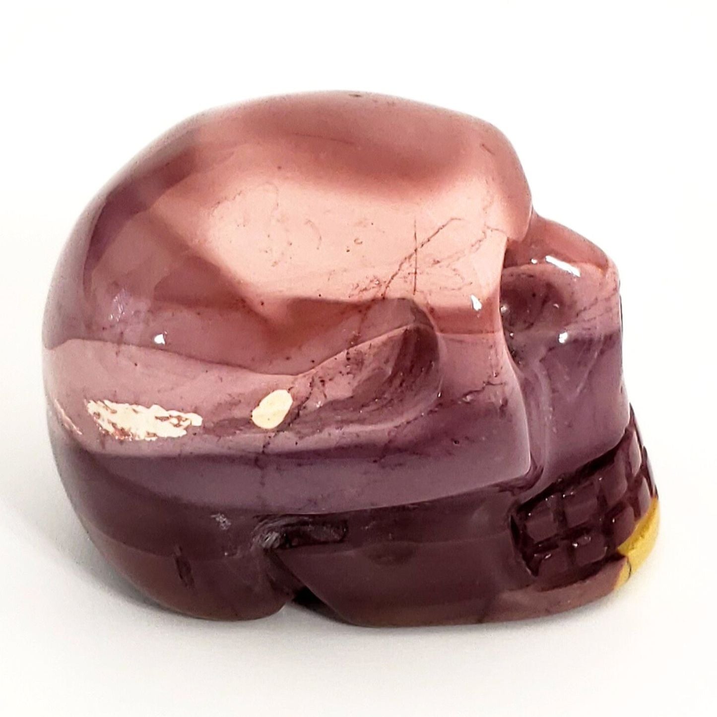 Pink Mookaite Jasper Skull - A Blend of Beauty and Spiritual Power