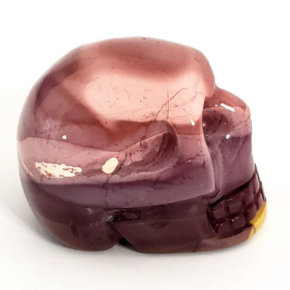 Pink Mookaite Jasper Skull - A Blend of Beauty and Spiritual Power