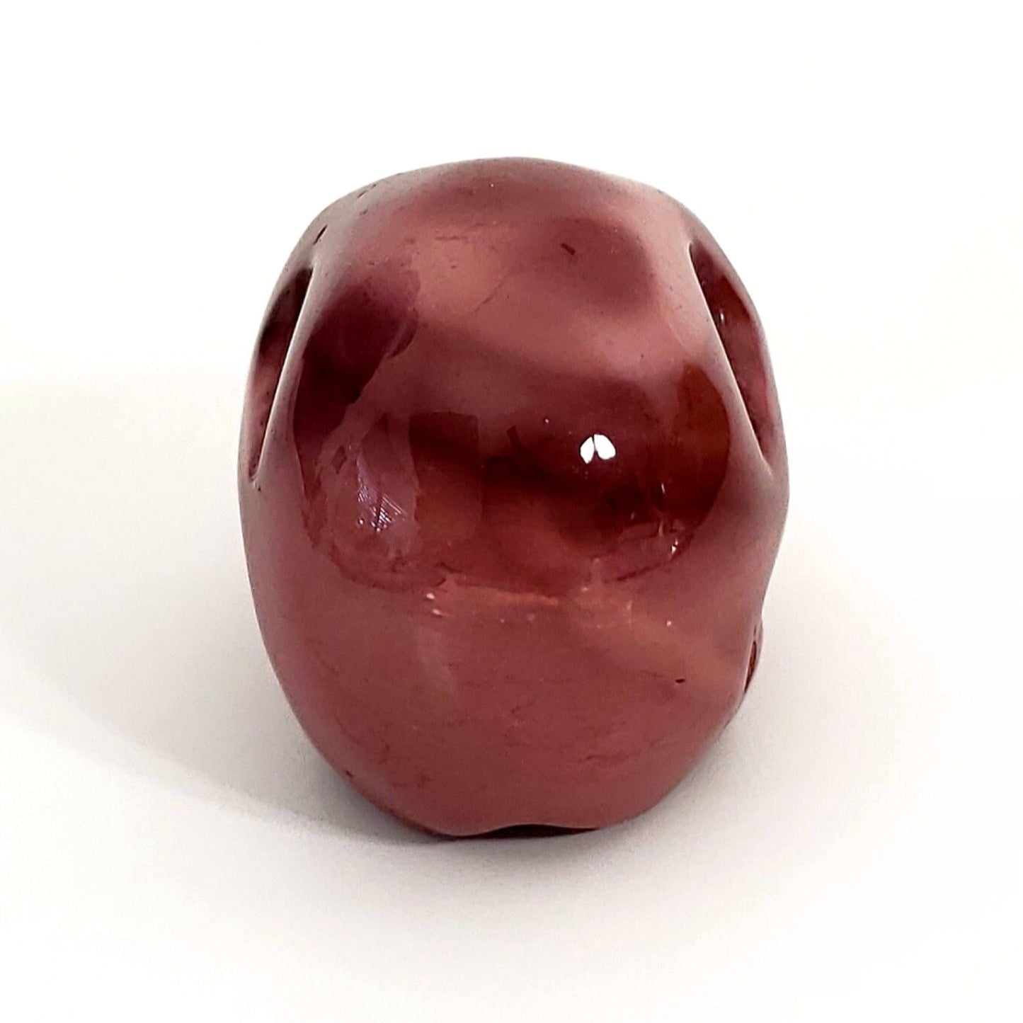 Pink Mookaite Jasper Skull – A Harmonious Blend of Elegance and Empowerment