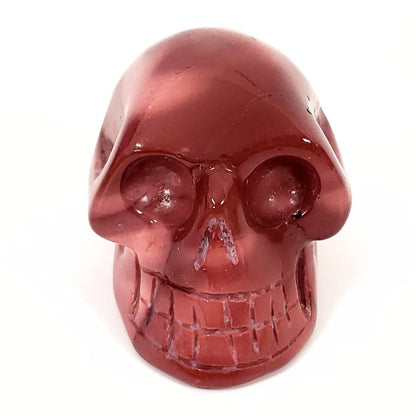 Pink Mookaite Jasper Skull – A Harmonious Blend of Elegance and Empowerment