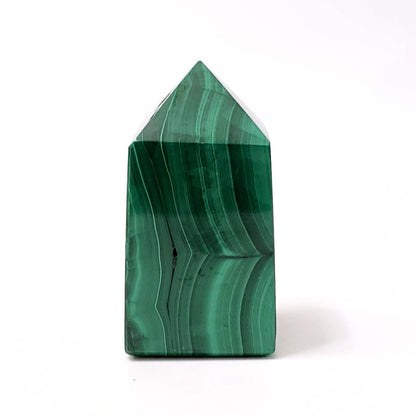 Malachite Crystal Point for Emotional Healing, Protection & Transformation