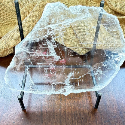 Natural Selenite Sheet | Crystal for Cleansing, Clarity and Calm