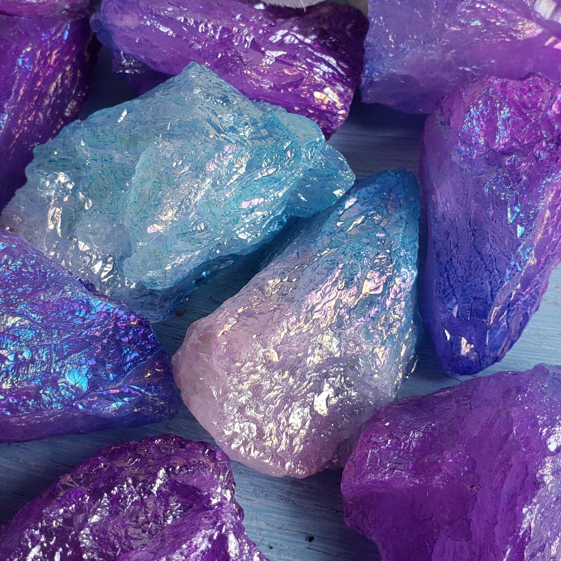 Angel Aura Raw Quartz Point - Crystal Happenings
