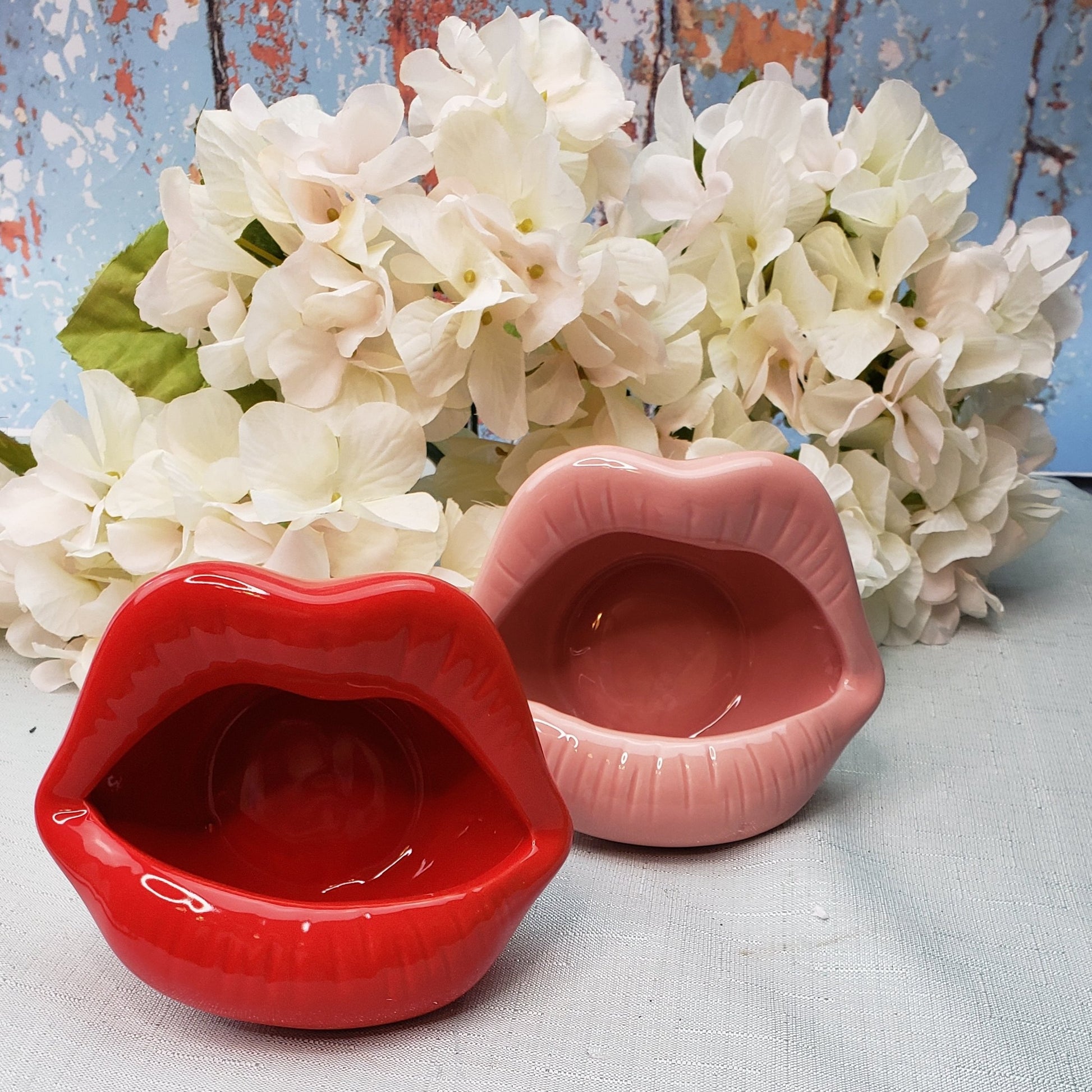 Sexy Lips Ceramic Bowl - Choose your lipstick! - Crystal Happenings