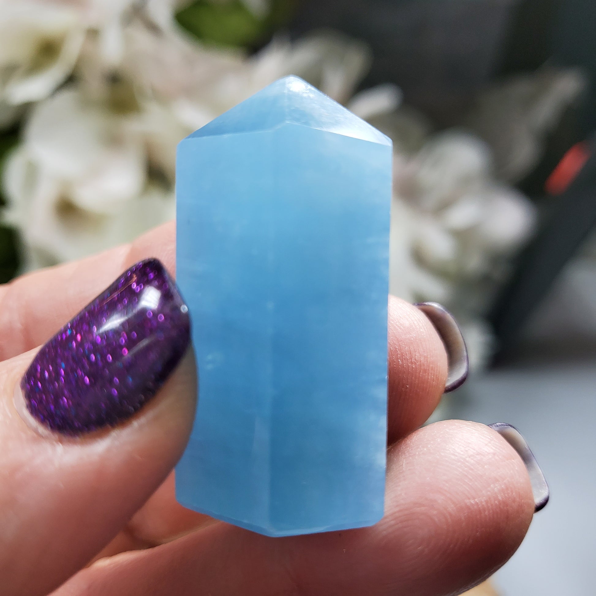 Aquamarine Mini Point - High Quality - Crystal Happenings