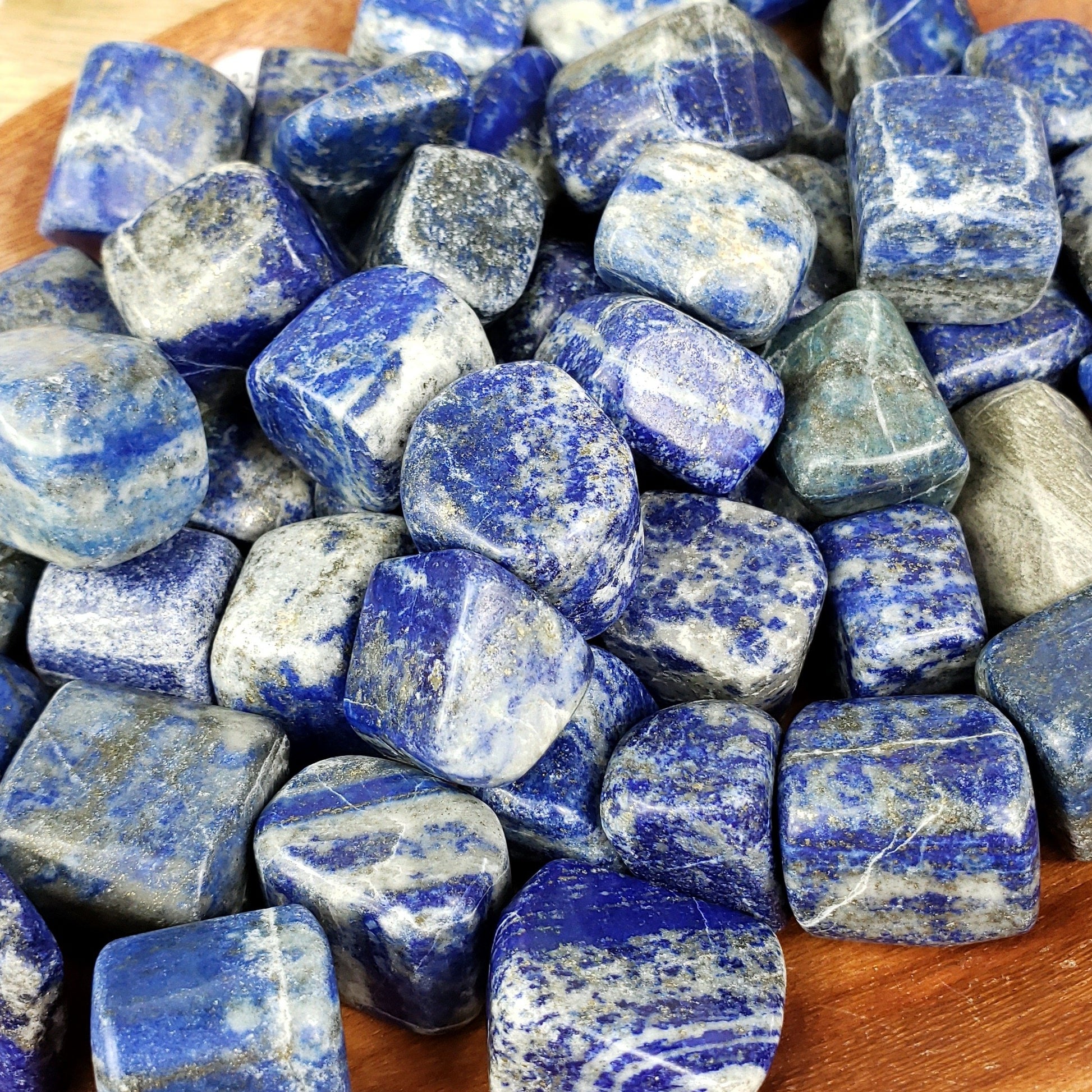 Lapis Lazuli Tumbled Stone - Crystal Happenings