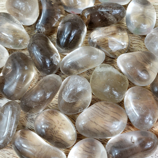 Smoky Quartz Large Tumbled Stone - Crystal Happenings