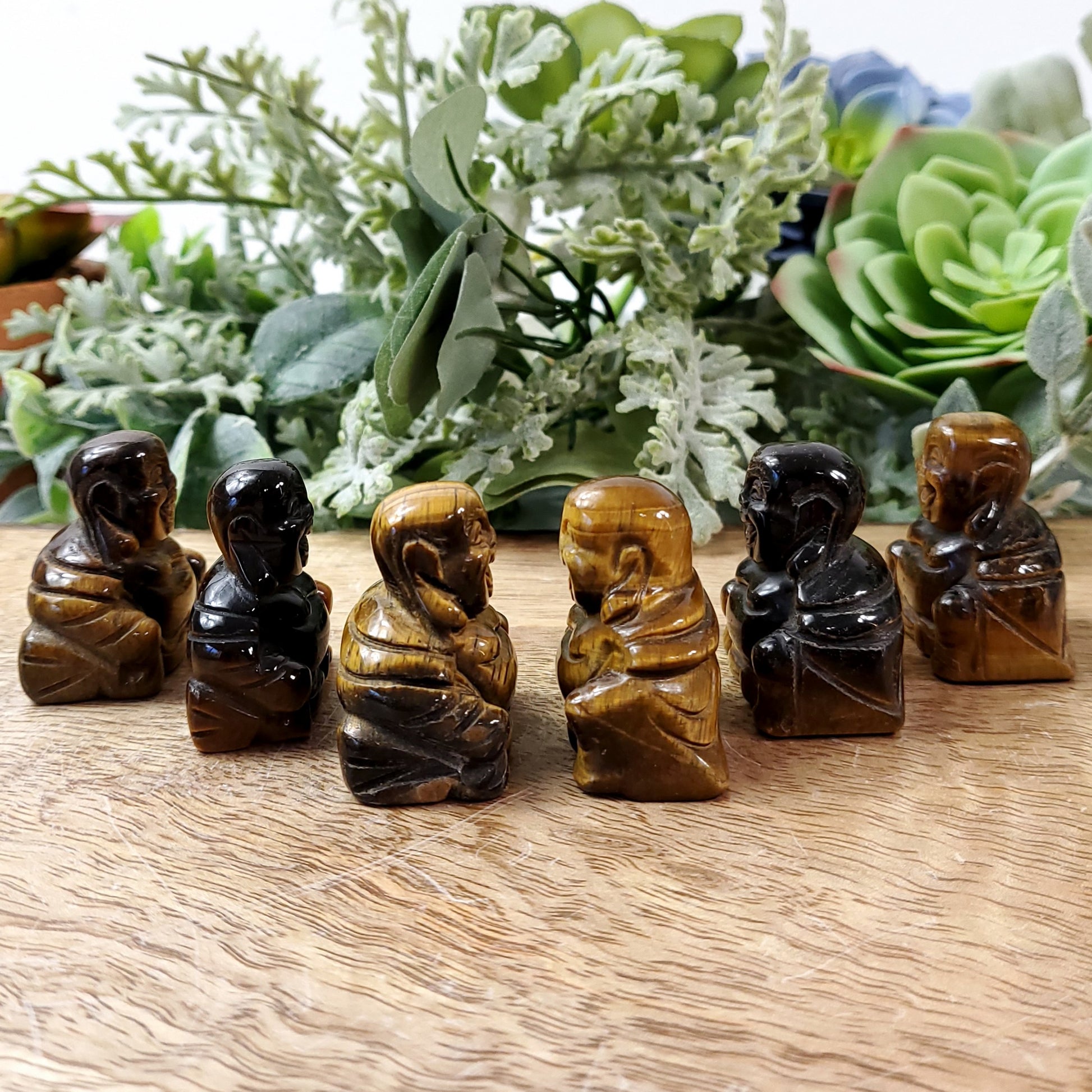 Tiger Eye Crystal Buddha - Crystal Happenings