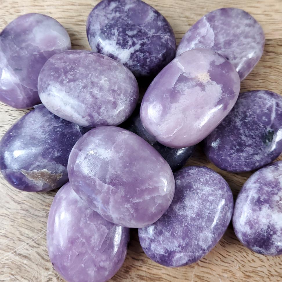 Lepidolite Soap Stone - Crystal Happenings