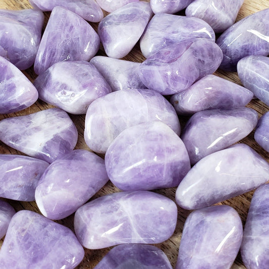 Amethyst - Lavender Tumbled Stone - Crystal Happenings