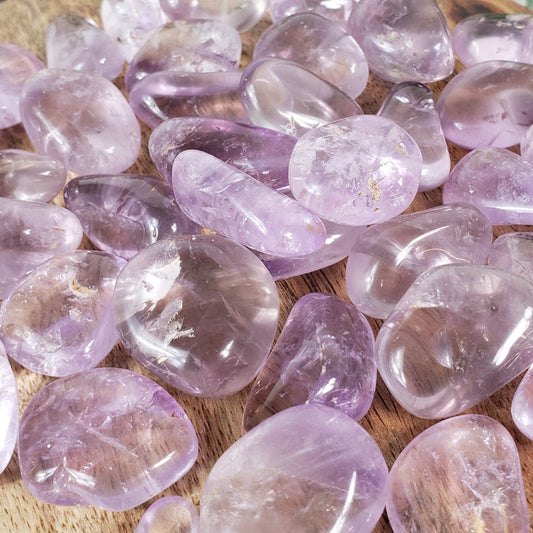 Amethyst A+, High Quality Tumbled Stone - Crystal Happenings