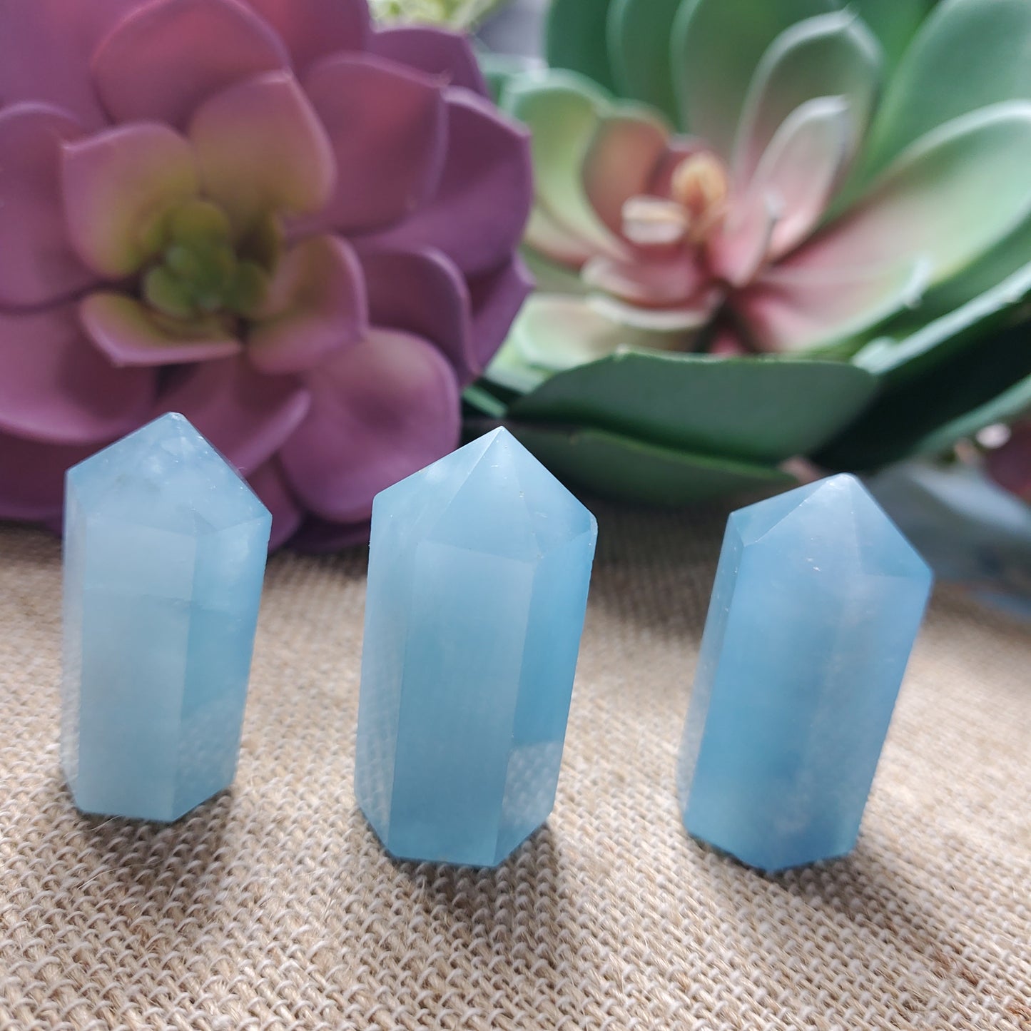 Aquamarine Mini Point - High Quality - Crystal Happenings