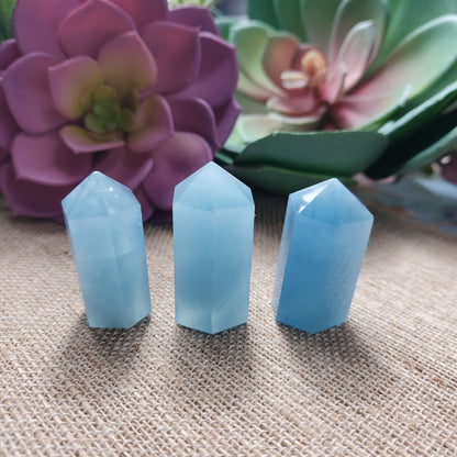 Aquamarine Mini Point - High Quality - Crystal Happenings