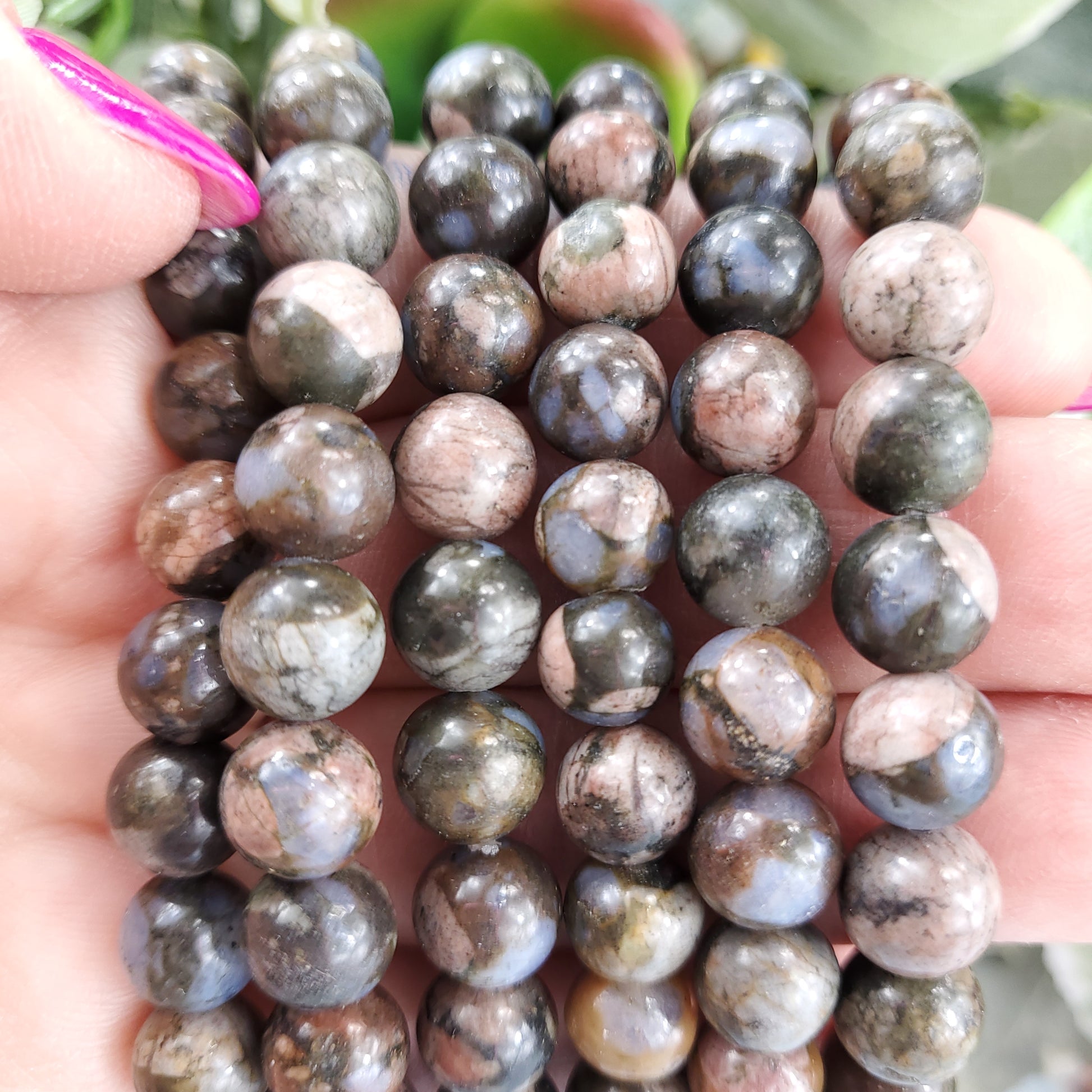 Que Sera 8mm Beaded Stretch Bracelet - Crystal Happenings