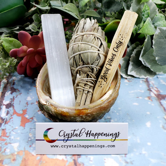 Sacred Space - Clearing Kit - Crystal Happenings