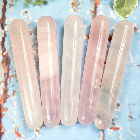 Rose Quartz Wand - Crystal Happenings