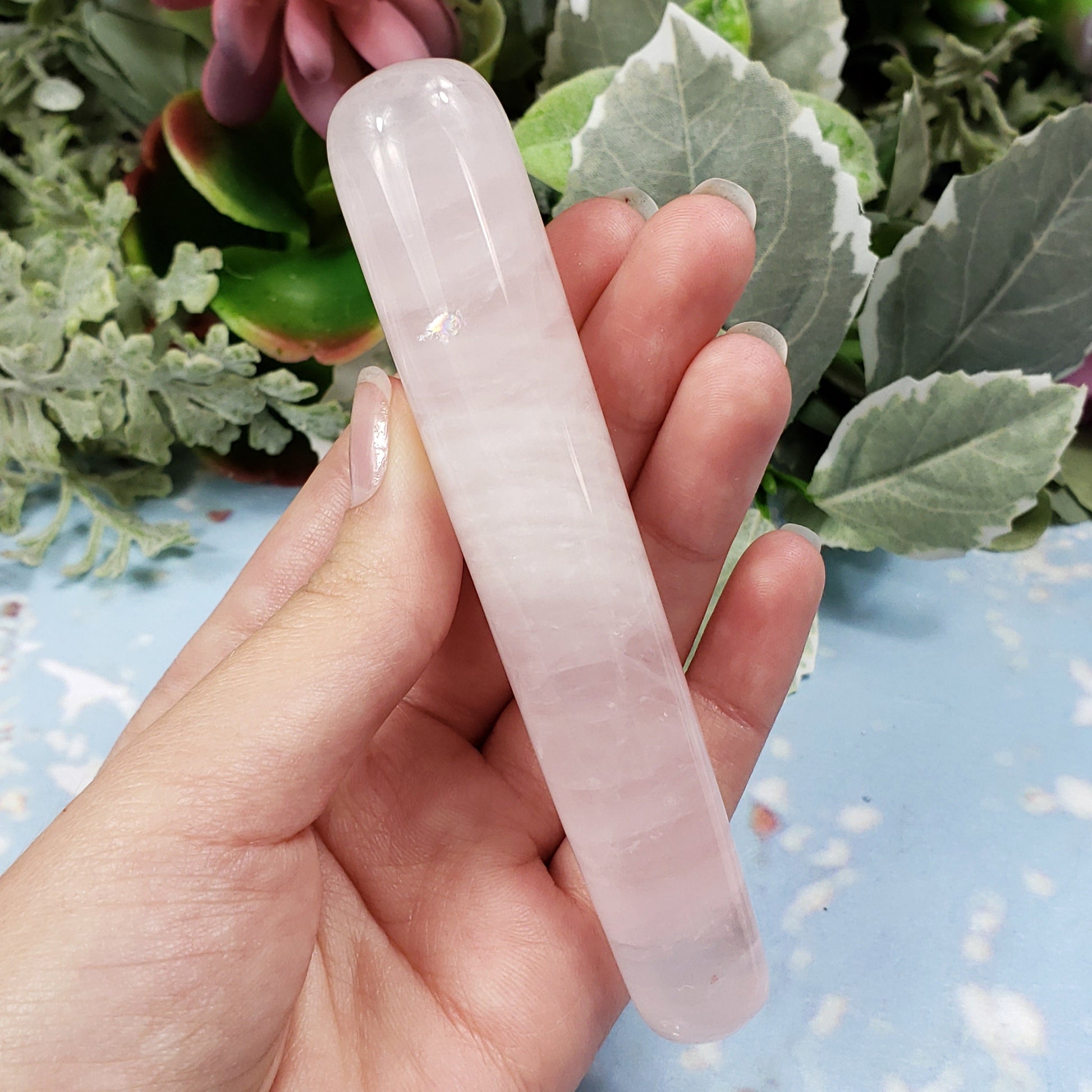 Rose Quartz Wand - Crystal Happenings