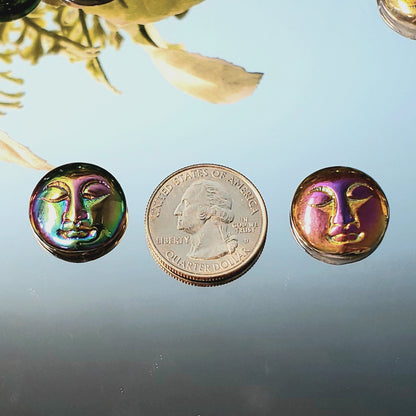 Titanium Quartz Goddess Moon Face - Crystal Happenings