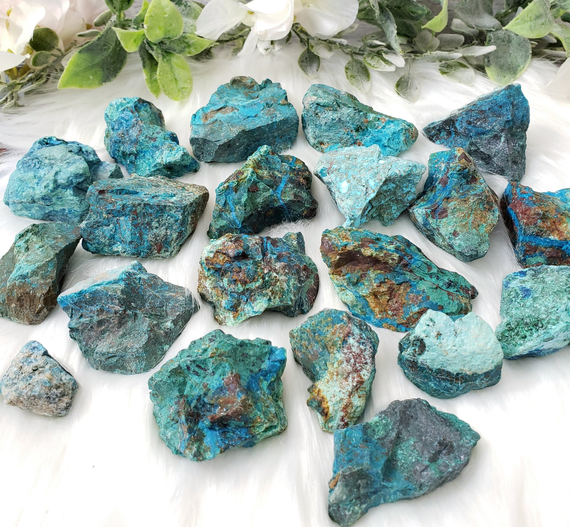 Chrysocolla Raw Stone VIDEO LISTING - Crystal Happenings
