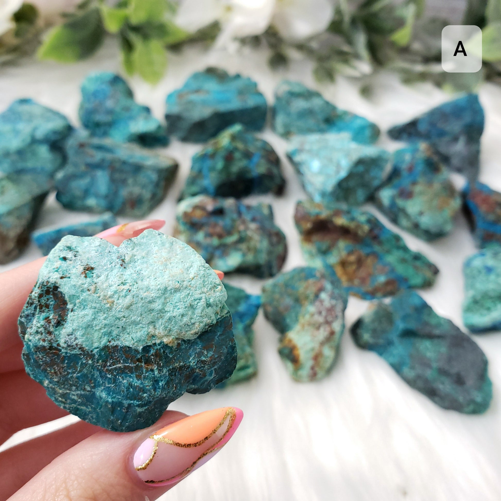 Chrysocolla Raw Stone VIDEO LISTING - Crystal Happenings