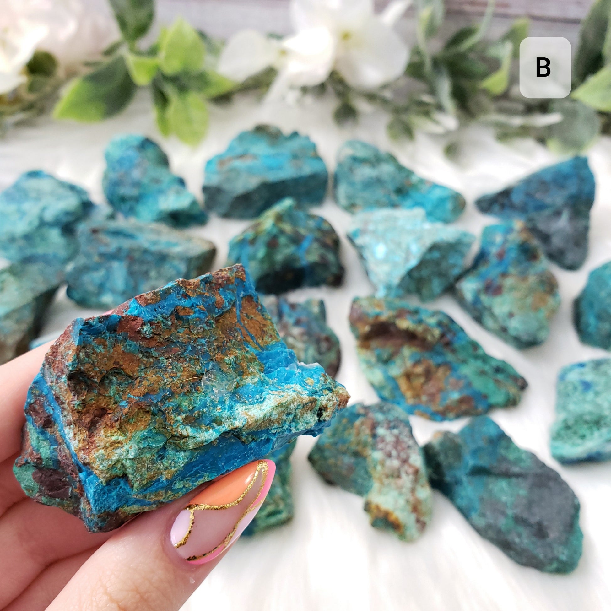 Chrysocolla Raw Stone VIDEO LISTING - Crystal Happenings