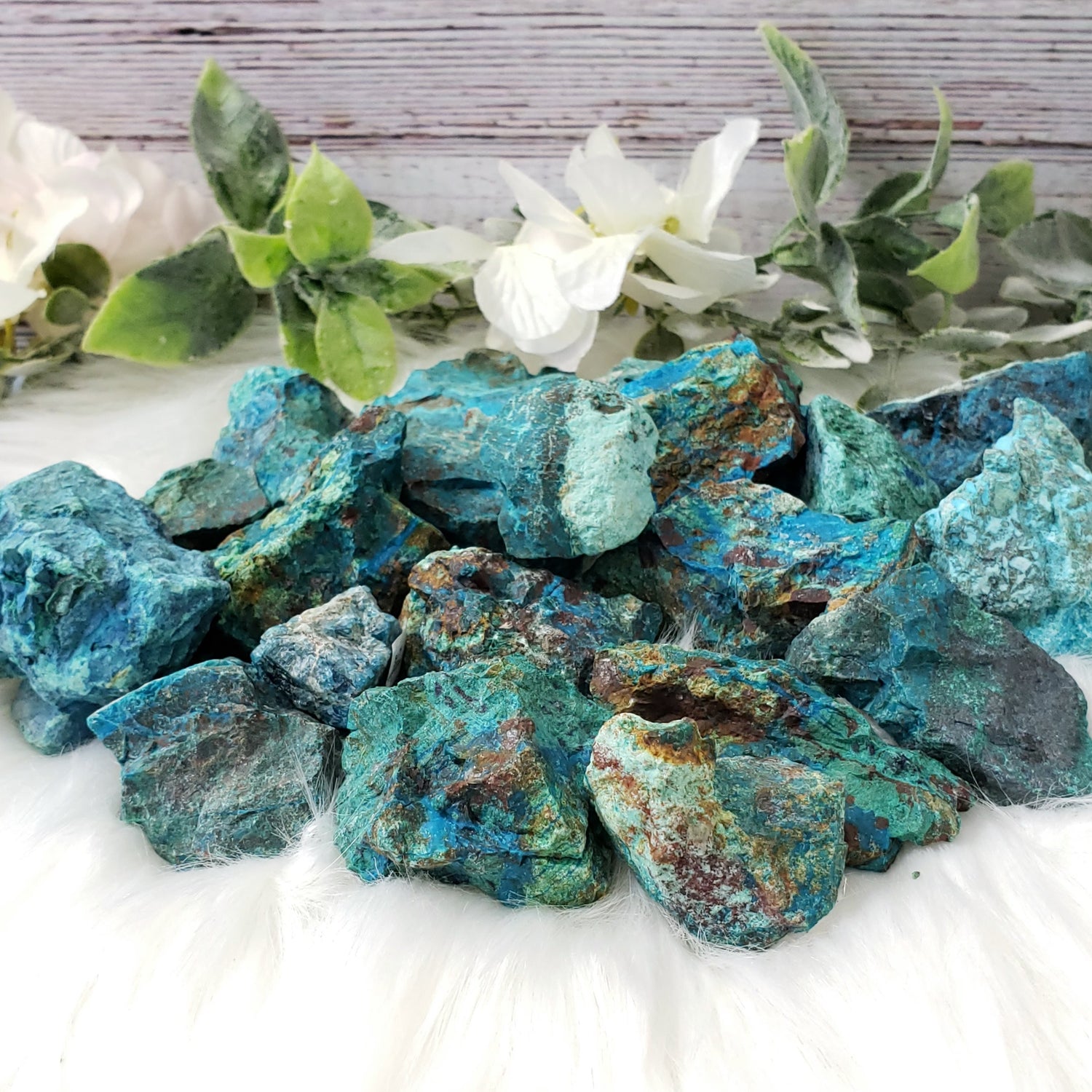 Chrysocolla Raw Stone VIDEO LISTING - Crystal Happenings
