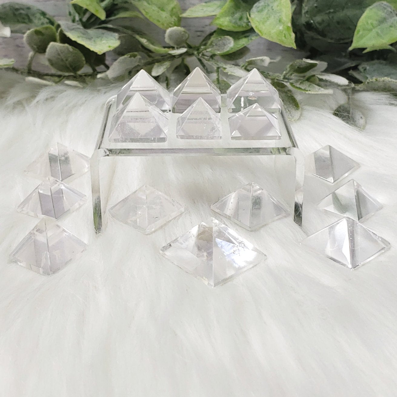 Mini Clear Quartz Pyramids - Crystal Happenings