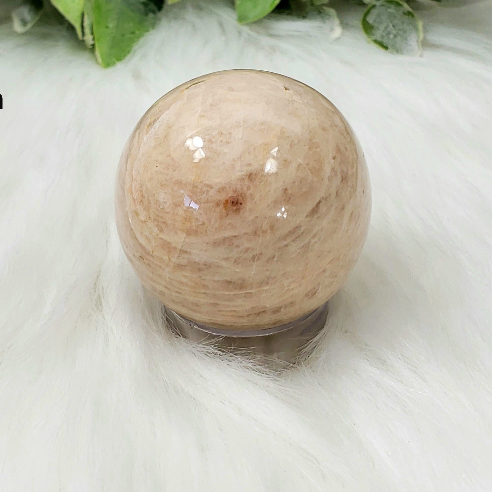 47mm Natural Moonstone Spheres 