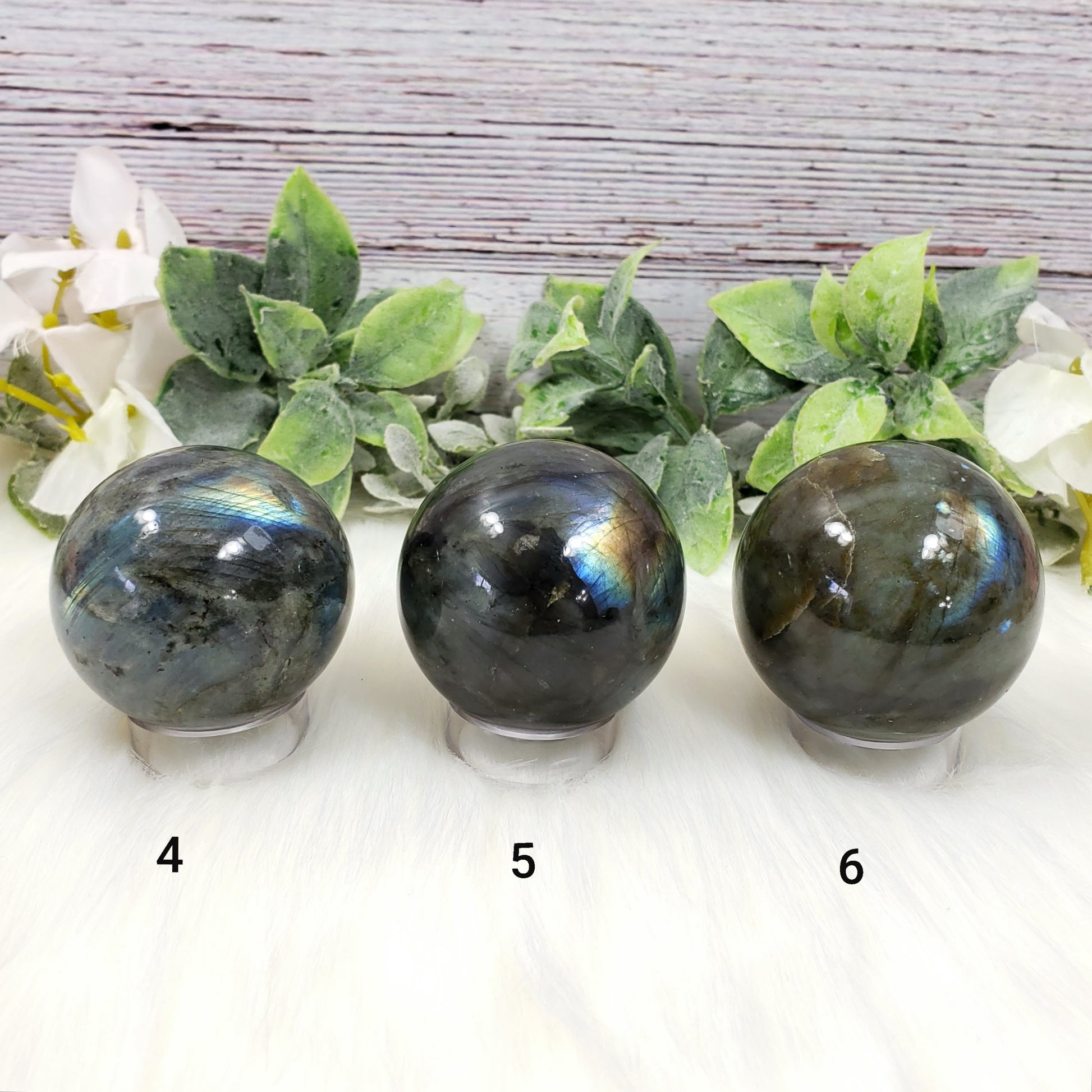 Labradorite Spheres - Crystal Happenings