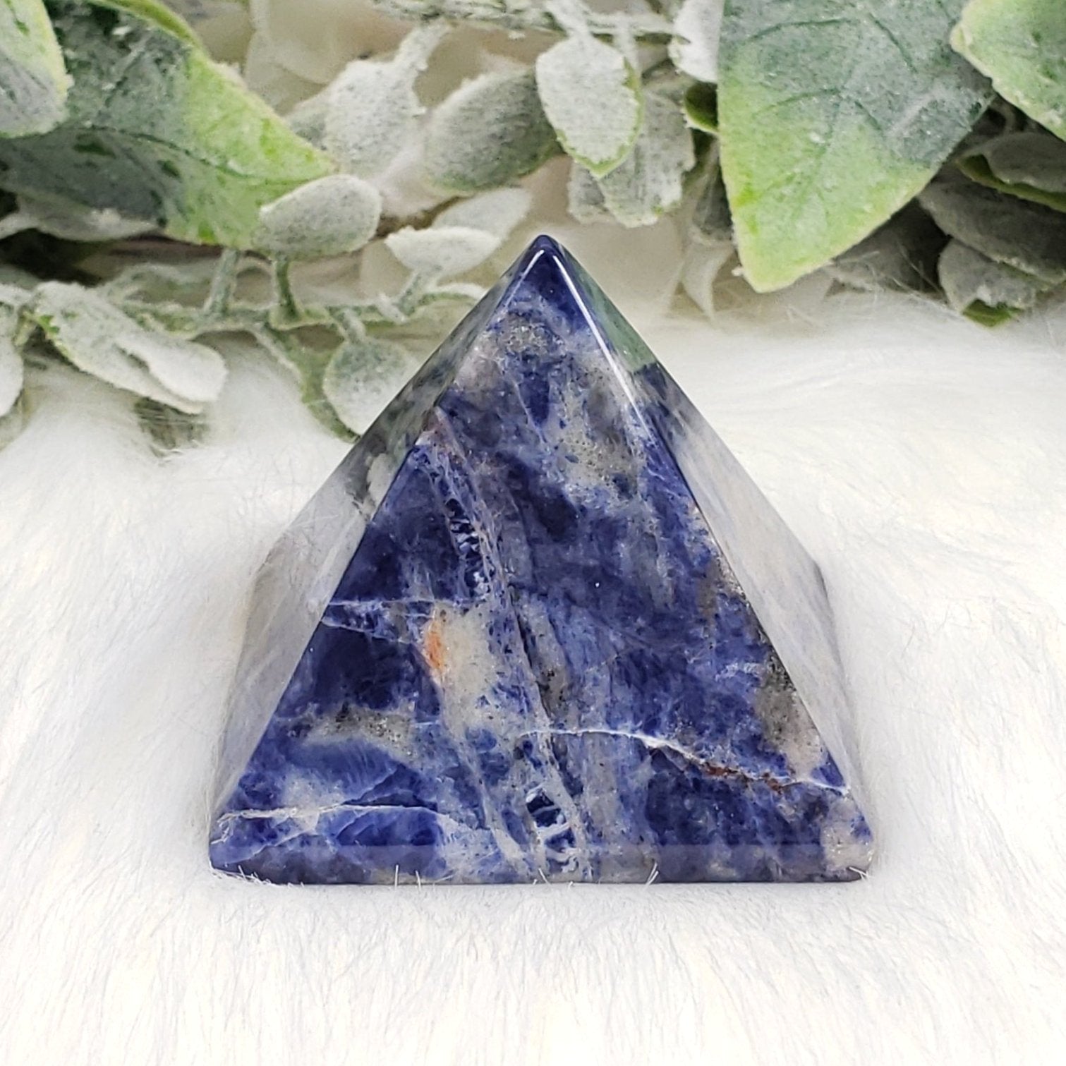 Sodalite Pyramid - Crystal Happenings