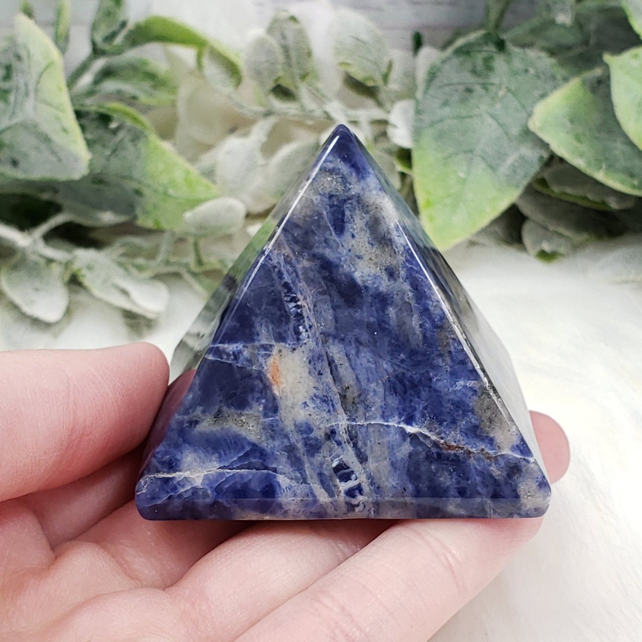Sodalite Pyramid - Crystal Happenings