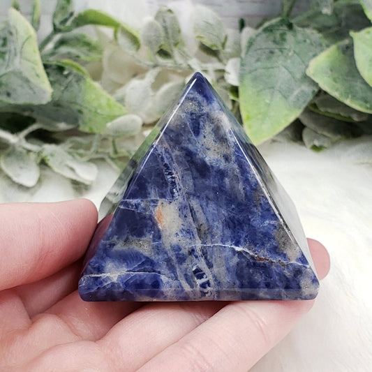 Sodalite Pyramid - Crystal Happenings