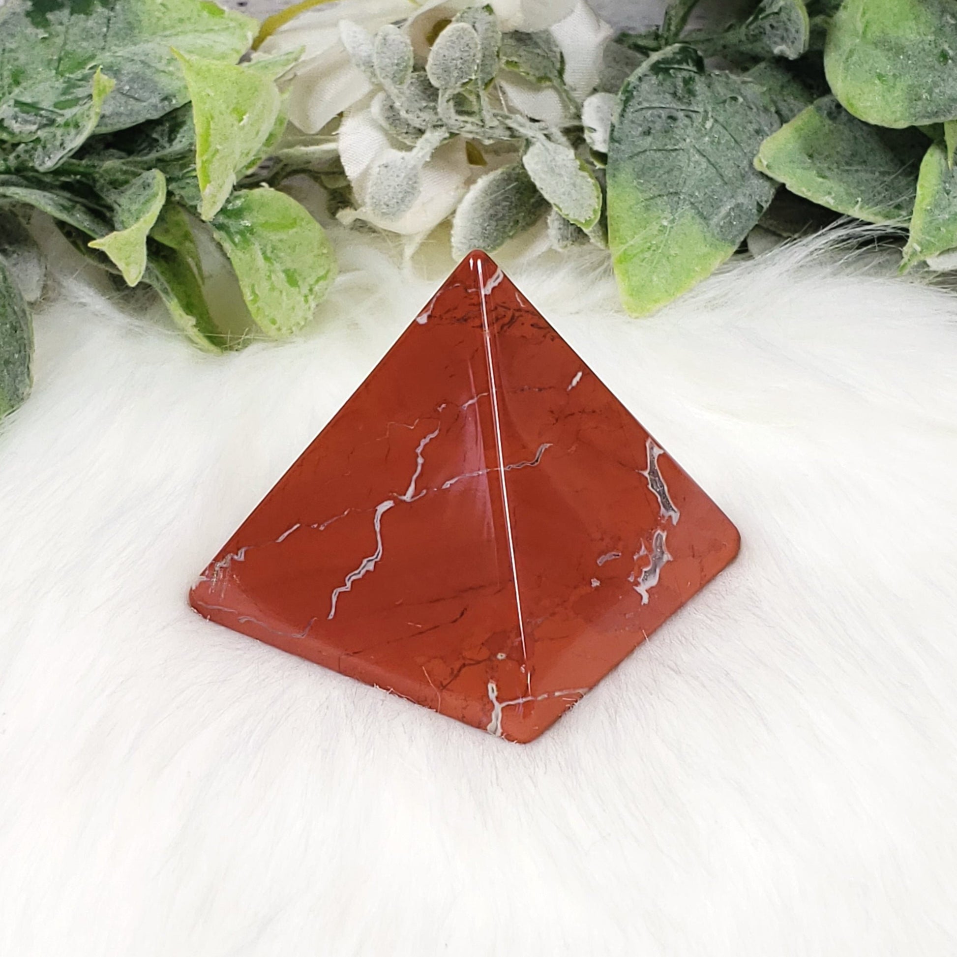 Red Jasper Pyramid - Crystal Happenings