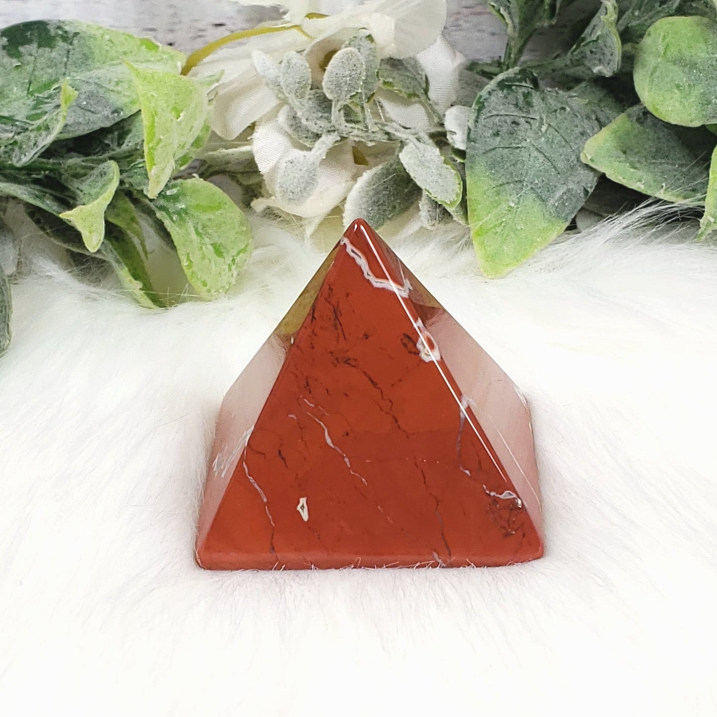 Red Jasper Pyramid - Crystal Happenings