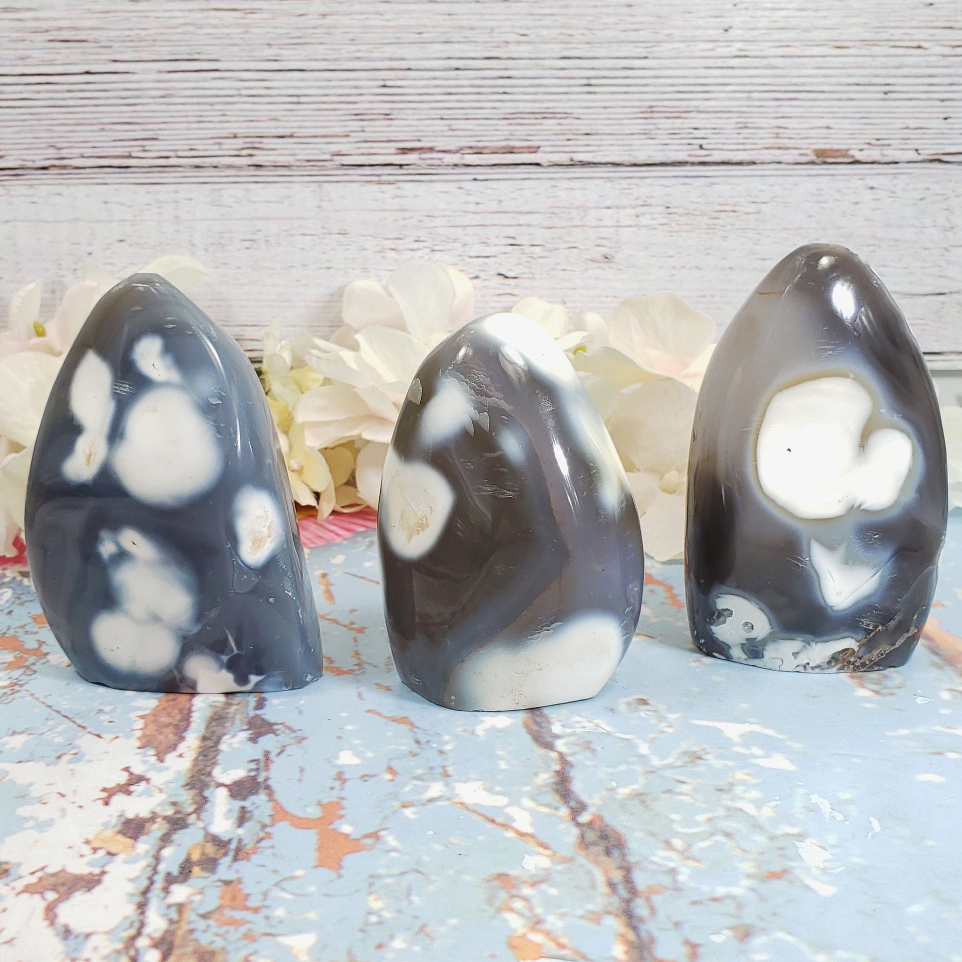 Orca Agate Freeform Towers 4-6 - Crystal Happenings