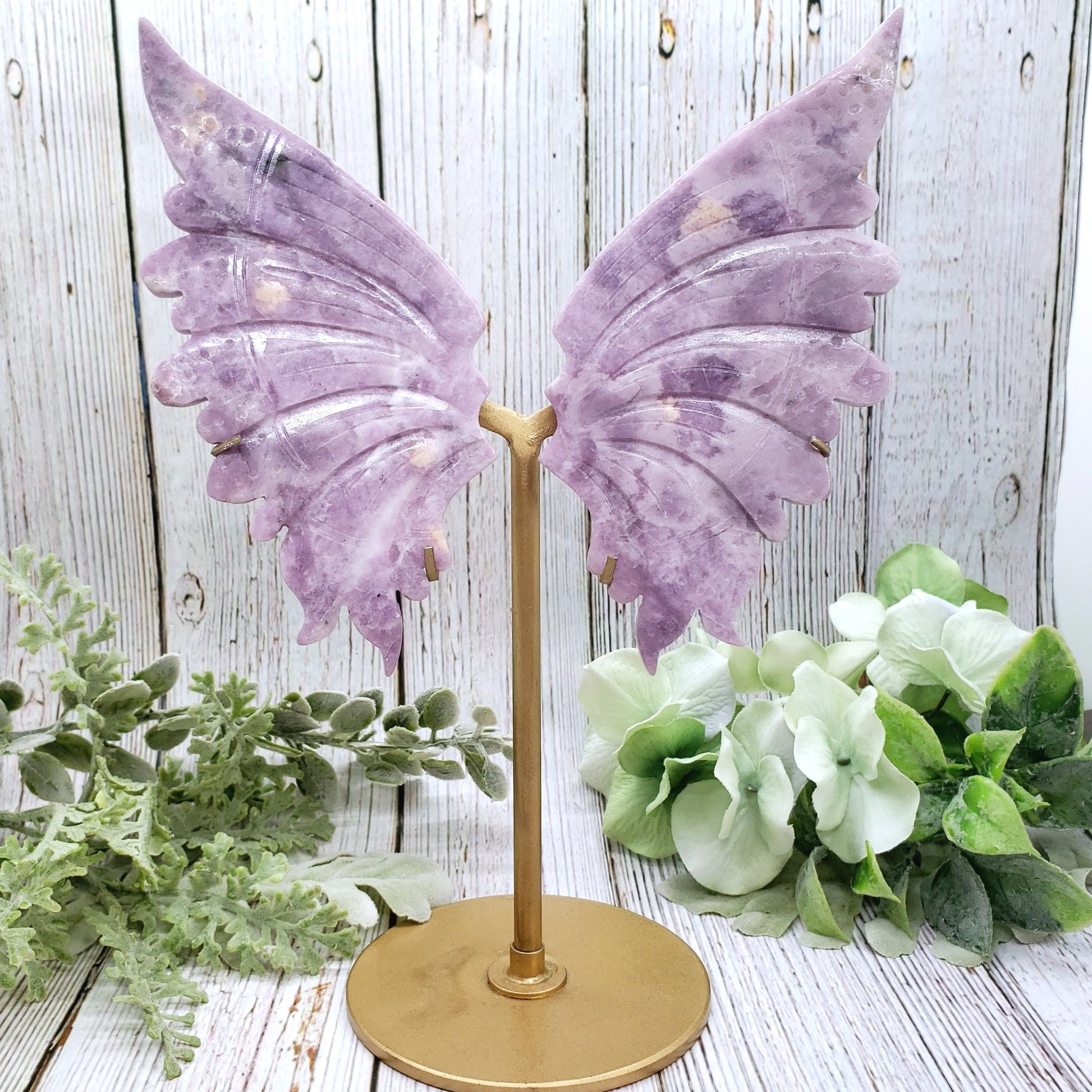 Lepidolite Butterfly Wing - Crystal Happenings