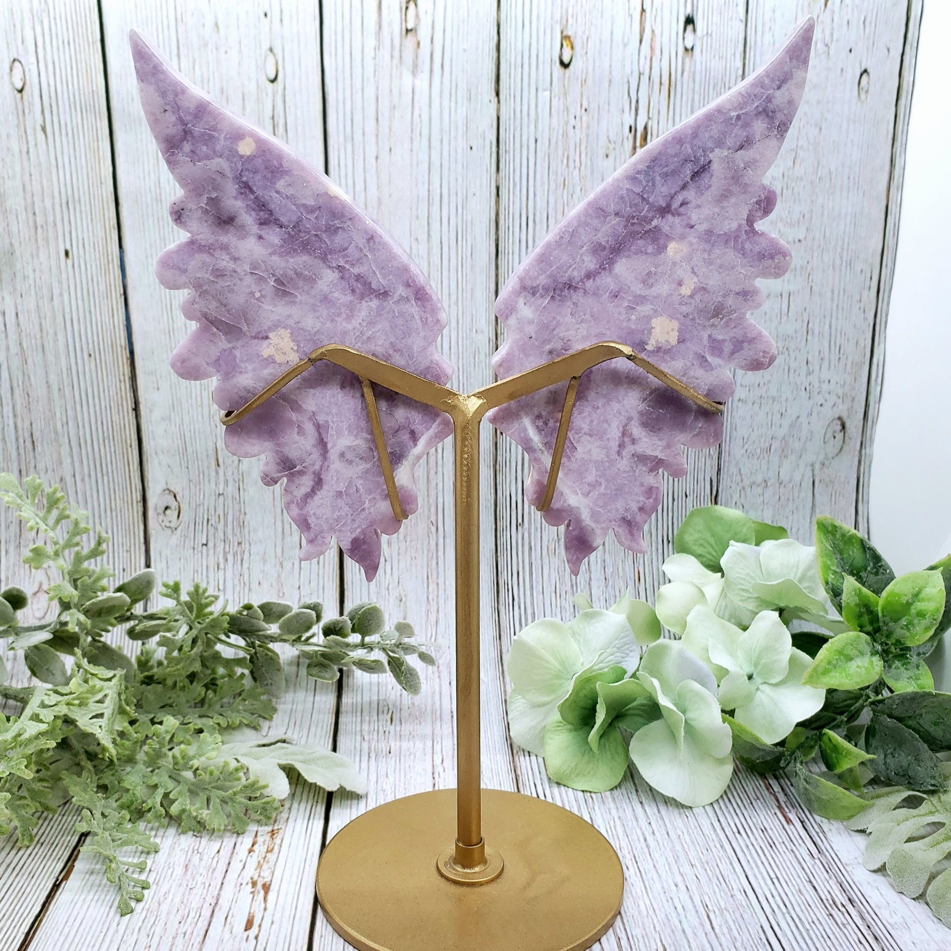 Lepidolite Butterfly Wing - Crystal Happenings