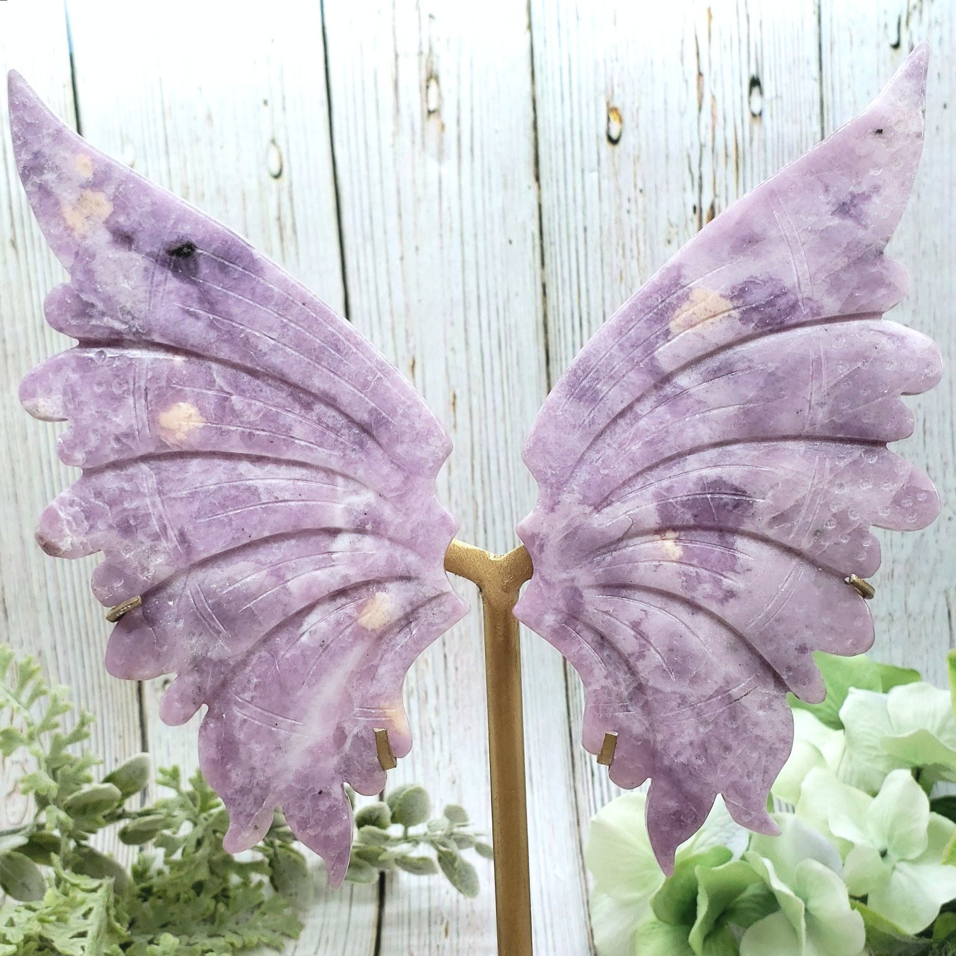 Lepidolite Butterfly Wing - Crystal Happenings