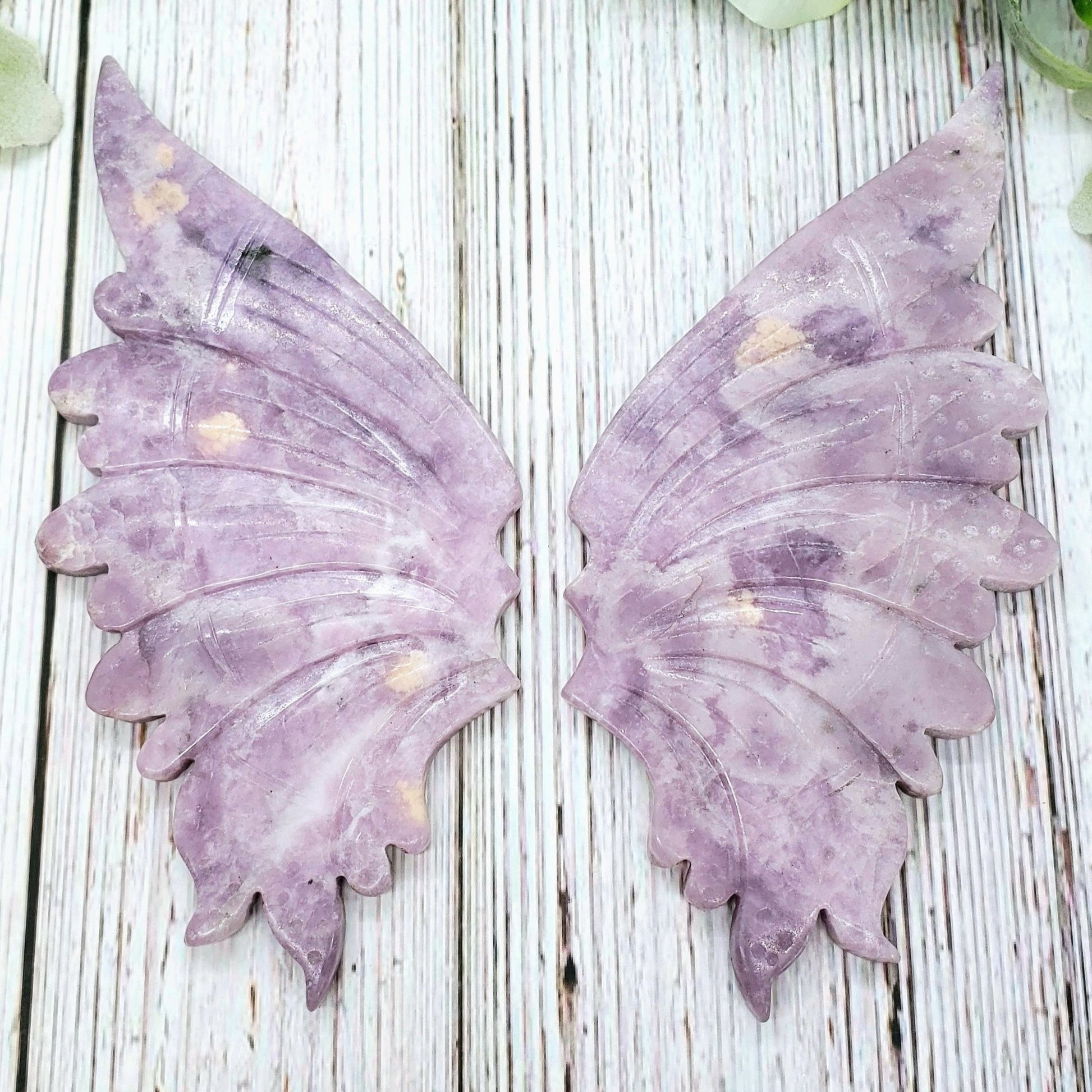 Lepidolite Butterfly Wing - Crystal Happenings