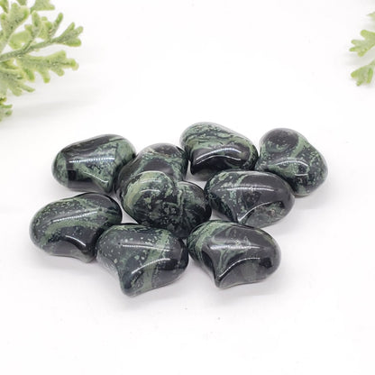Kambaba Jasper  - 1 inch Sweet Heart - Crystal Happenings