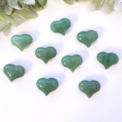 Green Aventurine 1 inch Sweet Heart (25mm)