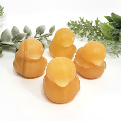 Orange Calcite Duck