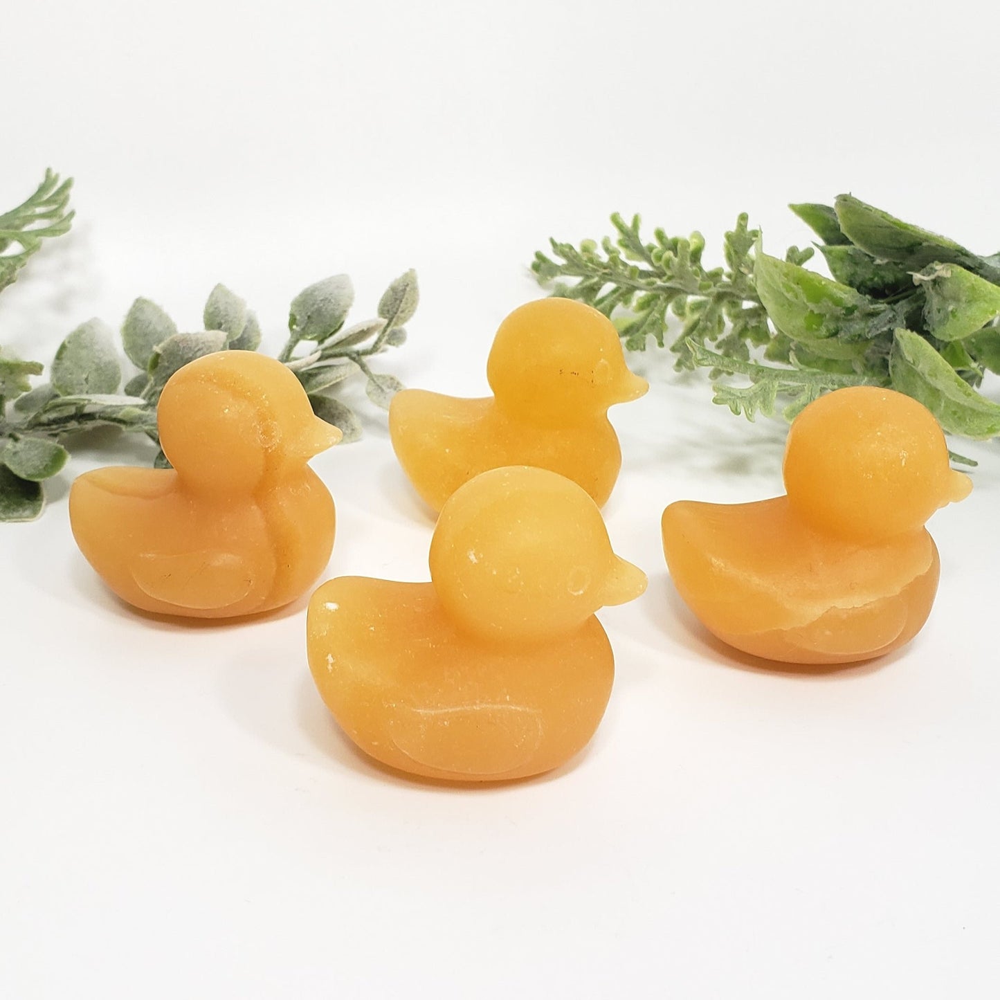 Orange Calcite Duck