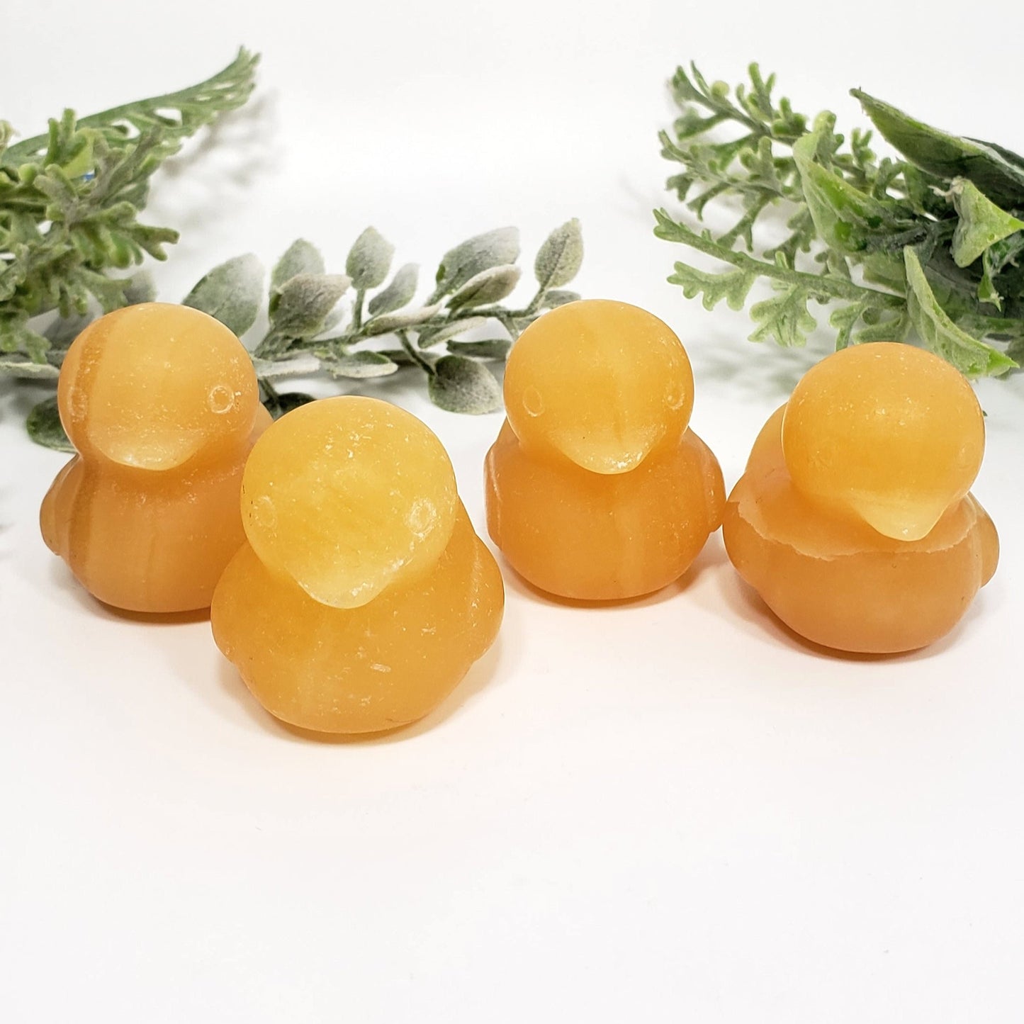 Orange Calcite Duck