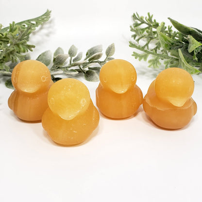 Orange Calcite Duck