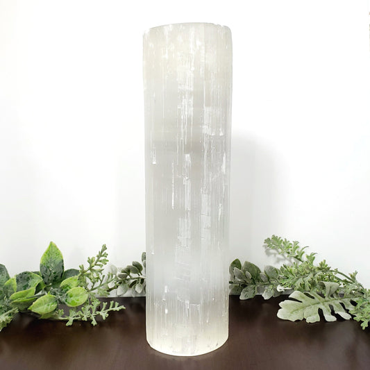 Large Selenite Tower – For Cleansing, Calm, and Radiant Light