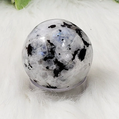 Rainbow Moonstone Spheres - Crystal Happenings